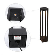 HJ01 - екпін жолағы және GU5.3 негізі бар заманауи трек шамы.
