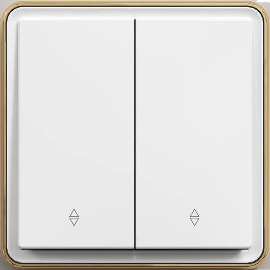 Переключатель 2-клавишный, с/у, серия SAKURA