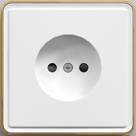 Розетка б/з, с/у, серия SAKURA