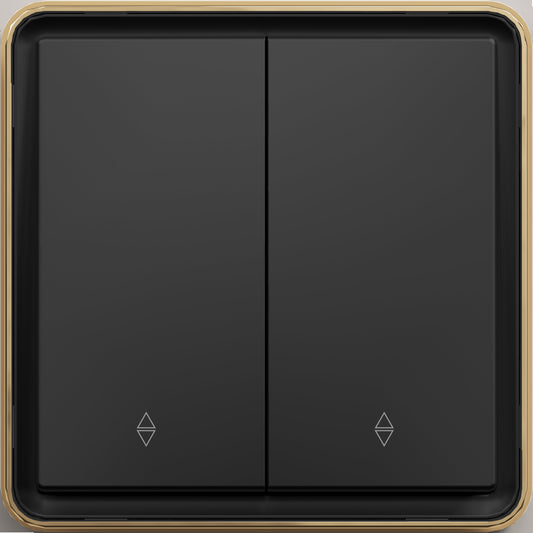 Переключатель 2-клавишный, с/у, серия SAKURA