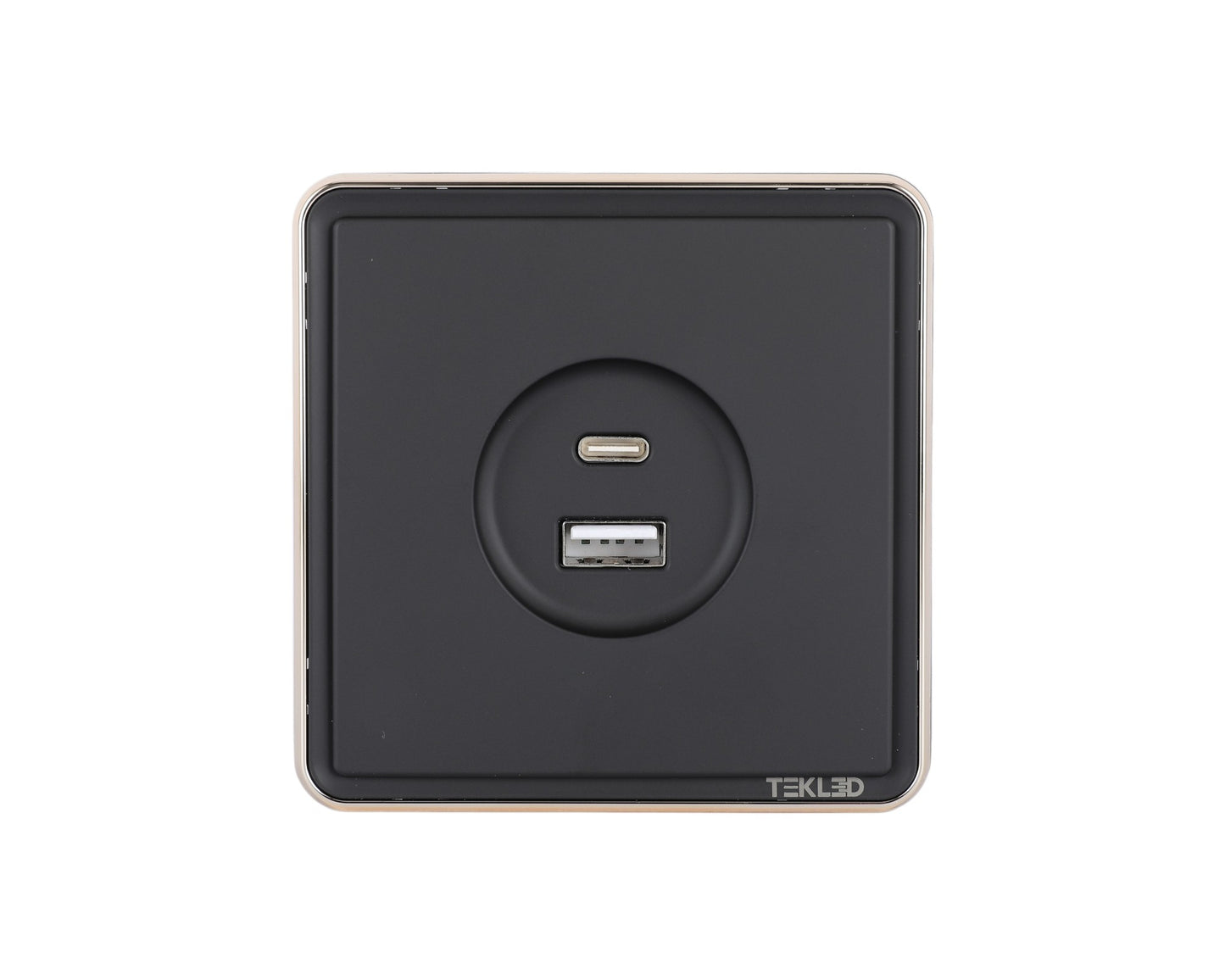 Розетка USB (Тип A+C), с/у, серия SAKURA