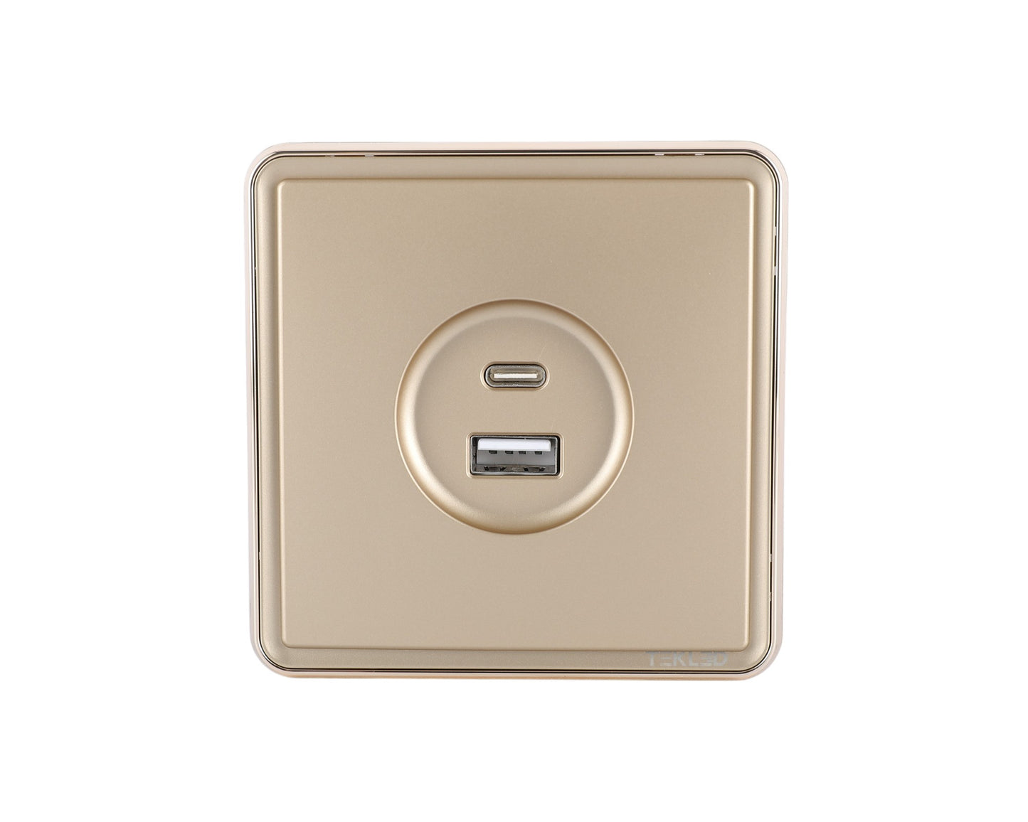 Розетка USB (Тип A+C), с/у, серия SAKURA