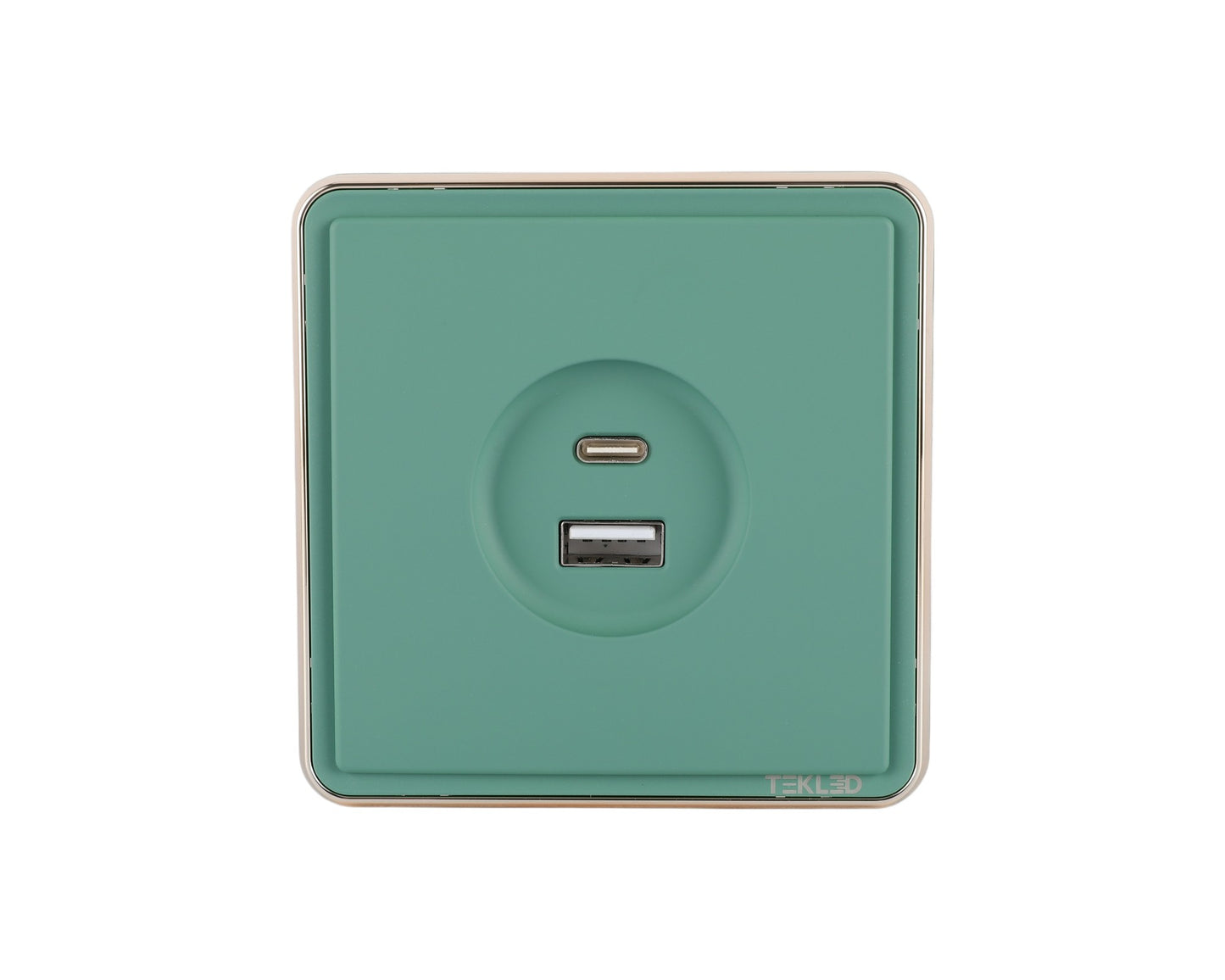 Розетка USB (Тип A+C), с/у, серия SAKURA
