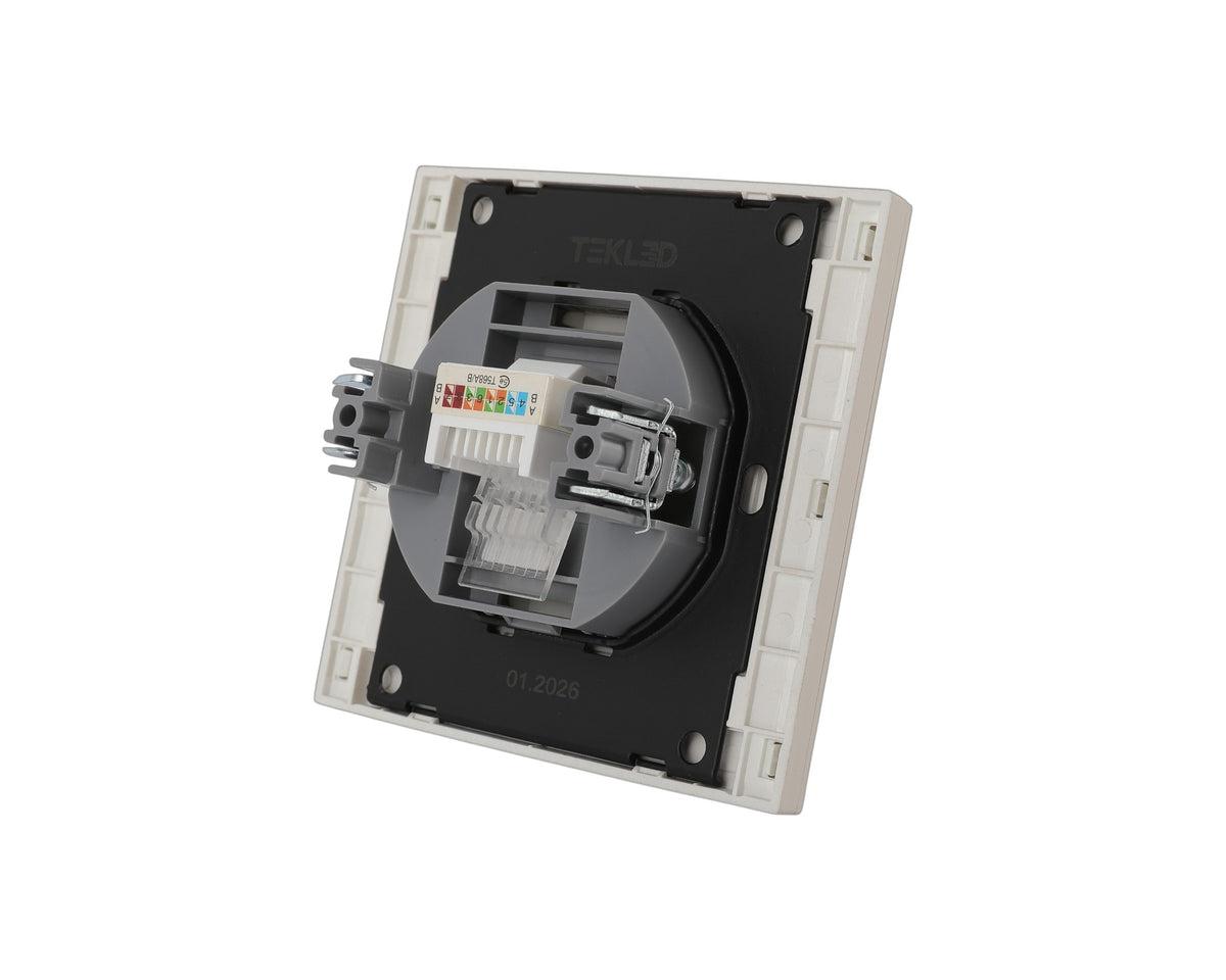 Розетка компьютерная, RJ45 CAT6, с/у, серия NIZMO