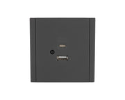 Розетка USB (Тип A+C, 20Вт), с/у, серия NIZMO