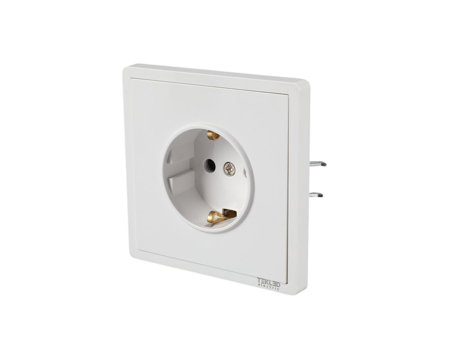 Розетка с зазем (Schuko), серия LERAMI (TEKLED ELECTRIC)