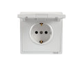 Розетка с крышкой (Schuko), серия LERAMI (TEKLED ELECTRIC)