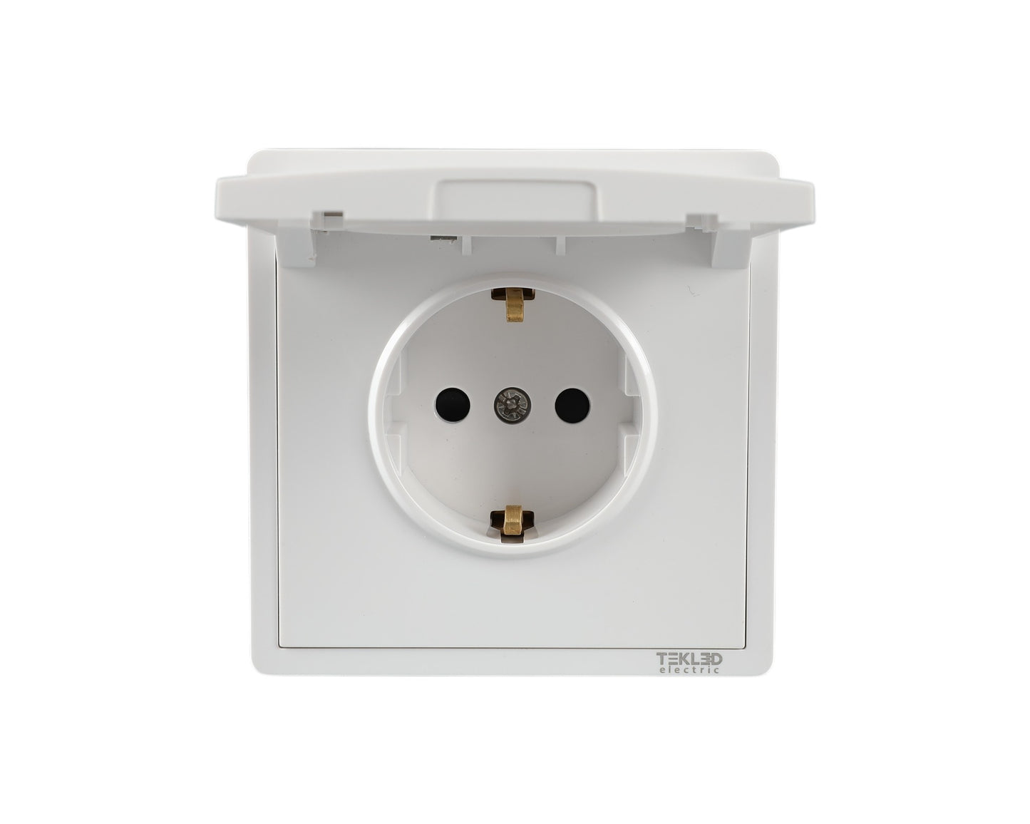 Розетка с крышкой (Schuko), серия LERAMI (TEKLED ELECTRIC)