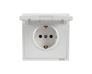 Розетка с крышкой (Schuko), серия LERAMI (TEKLED ELECTRIC)