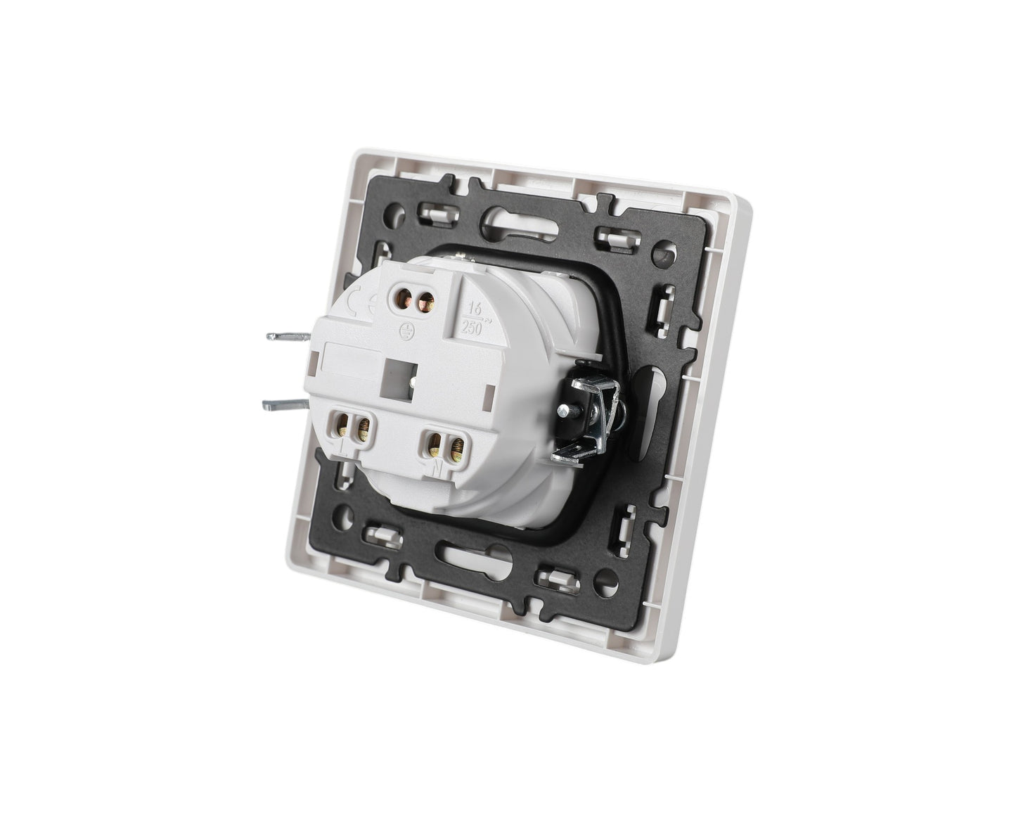 Розетка с крышкой (Schuko), серия LERAMI (TEKLED ELECTRIC)