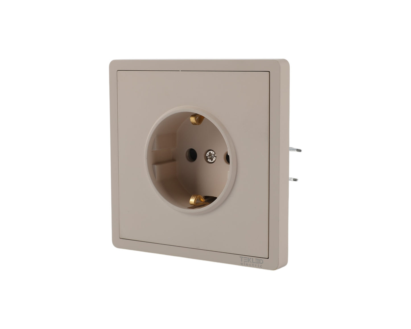 Розетка с зазем (Schuko), серия LERAMI (TEKLED ELECTRIC)