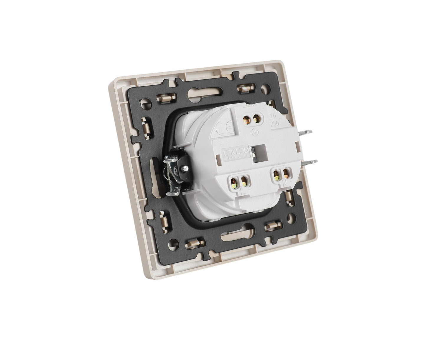 Розетка с зазем (Schuko), серия LERAMI (TEKLED ELECTRIC)