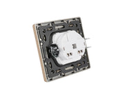 Розетка без зазем (2-pin), серия LERAMI (TEKLED ELECTRIC)