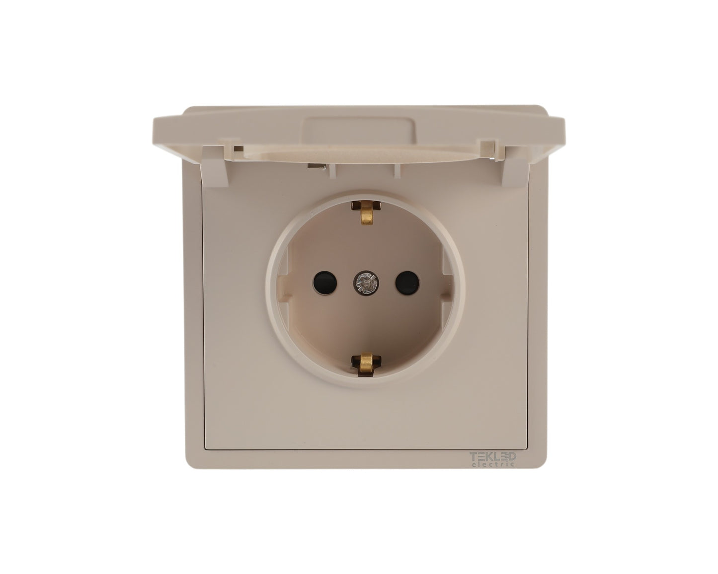 Розетка с крышкой (Schuko), серия LERAMI (TEKLED ELECTRIC)