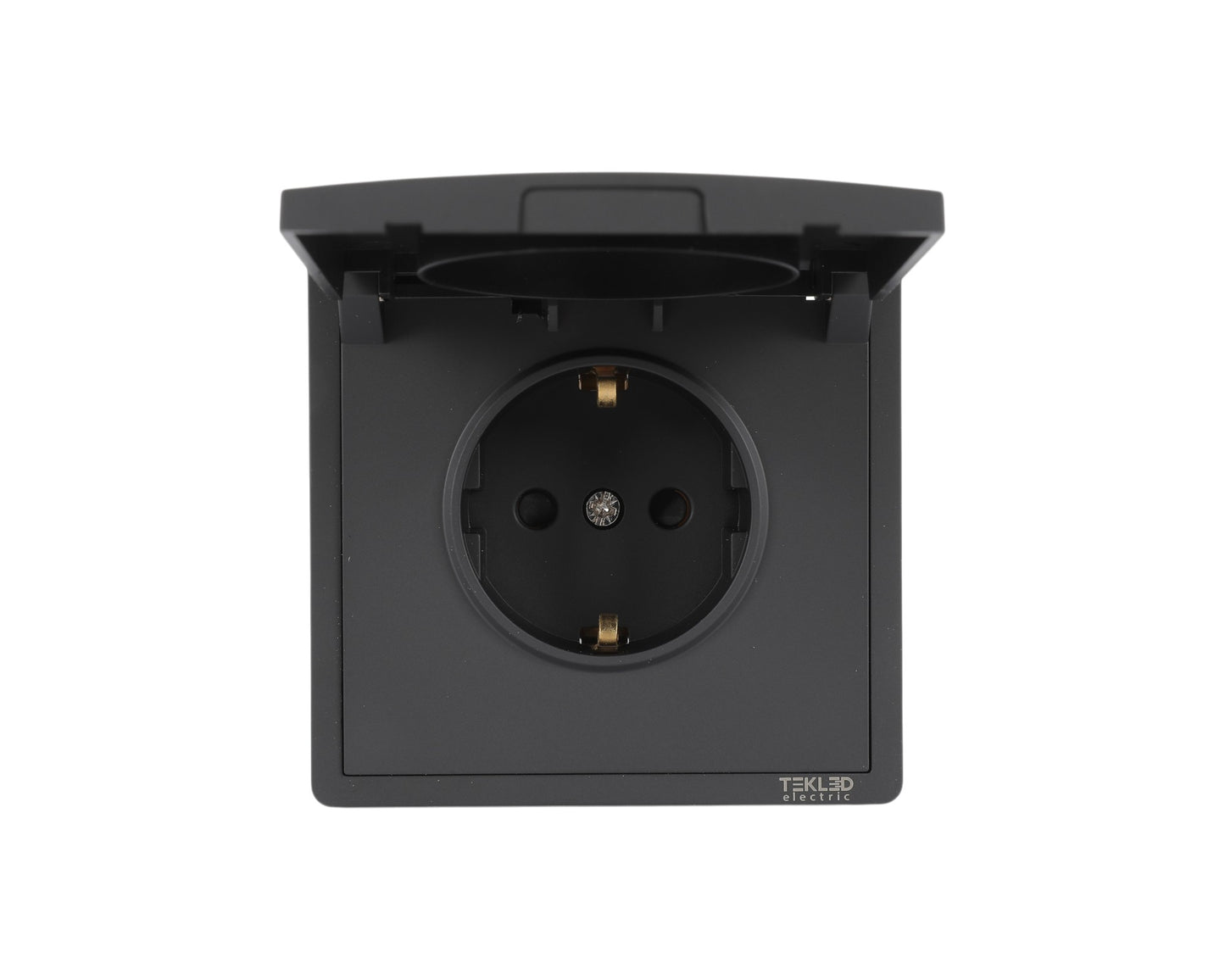 Розетка с крышкой (Schuko), серия LERAMI (TEKLED ELECTRIC)