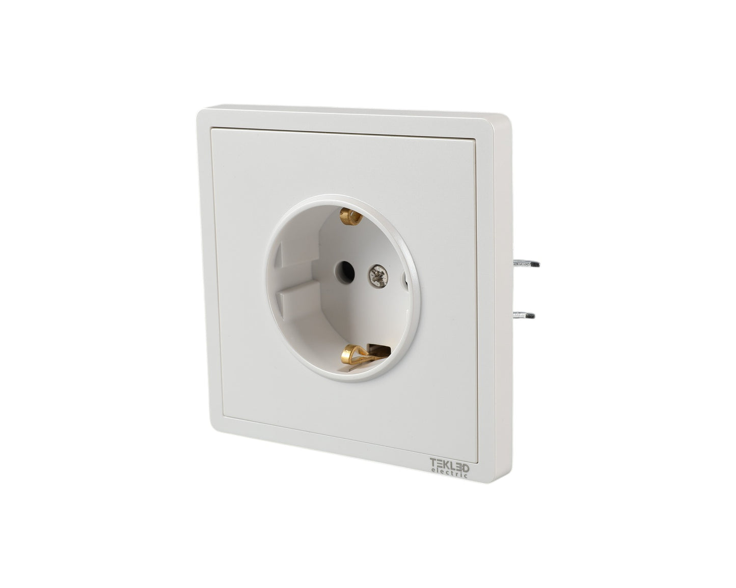 Розетка с зазем (Schuko), серия LERAMI (TEKLED ELECTRIC)