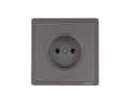 Розетка без зазем (2-pin), серия LERAMI (TEKLED ELECTRIC)