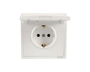 Розетка с крышкой (Schuko), серия LERAMI (TEKLED ELECTRIC)