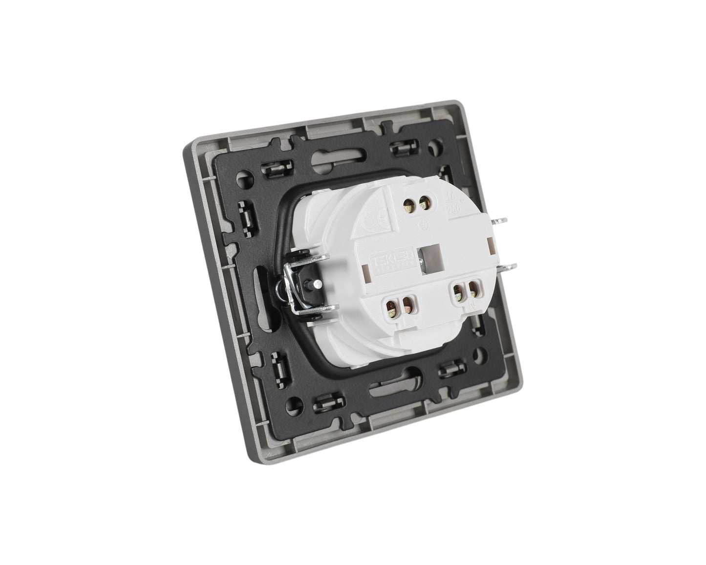 Розетка с зазем (Schuko), серия LERAMI (TEKLED ELECTRIC)