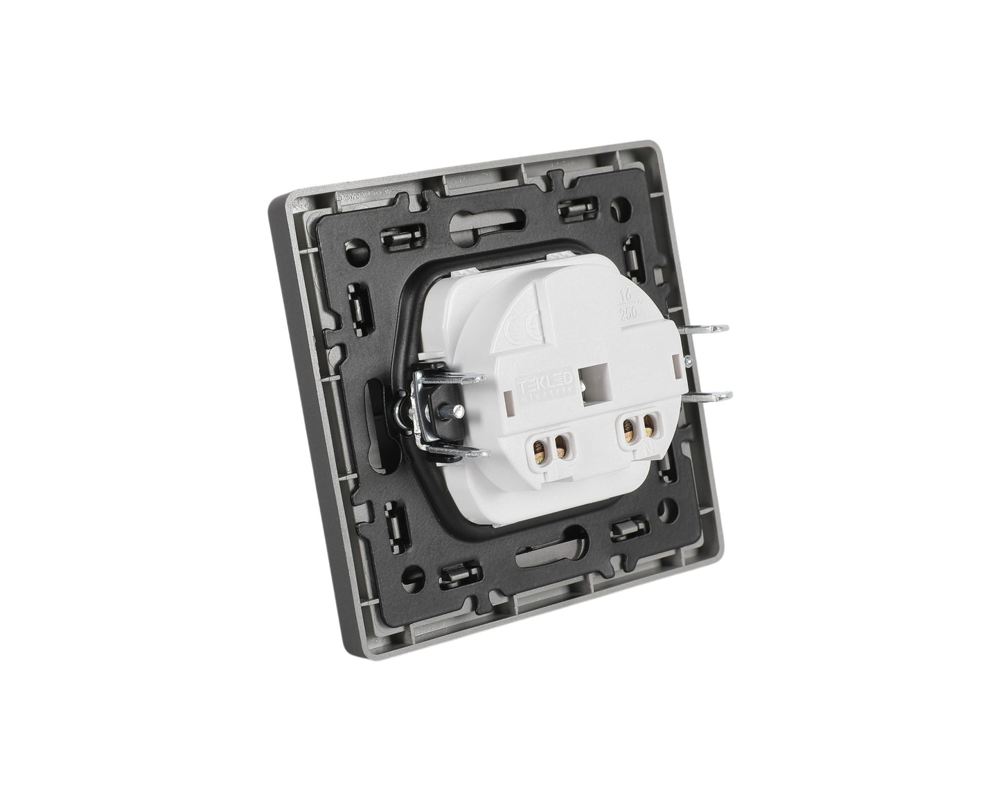 Розетка без зазем (2-pin), серия LERAMI (TEKLED ELECTRIC)