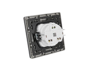 Розетка с крышкой (Schuko), серия LERAMI (TEKLED ELECTRIC)