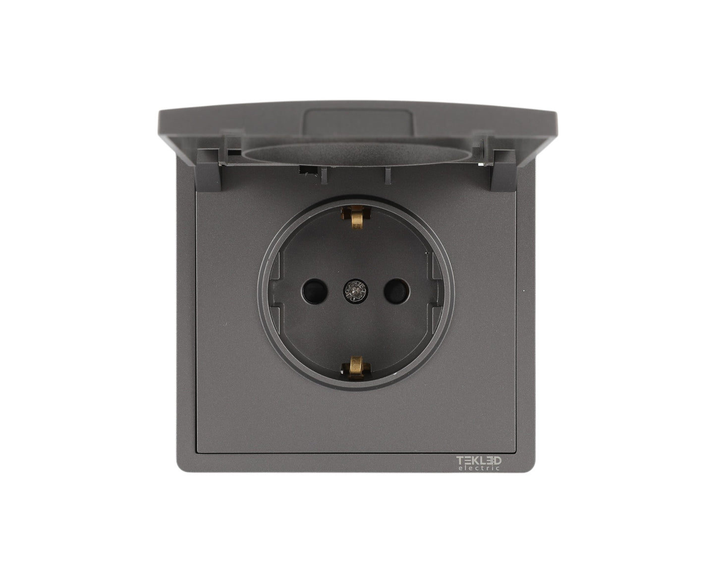 Розетка с крышкой (Schuko), серия LERAMI (TEKLED ELECTRIC)