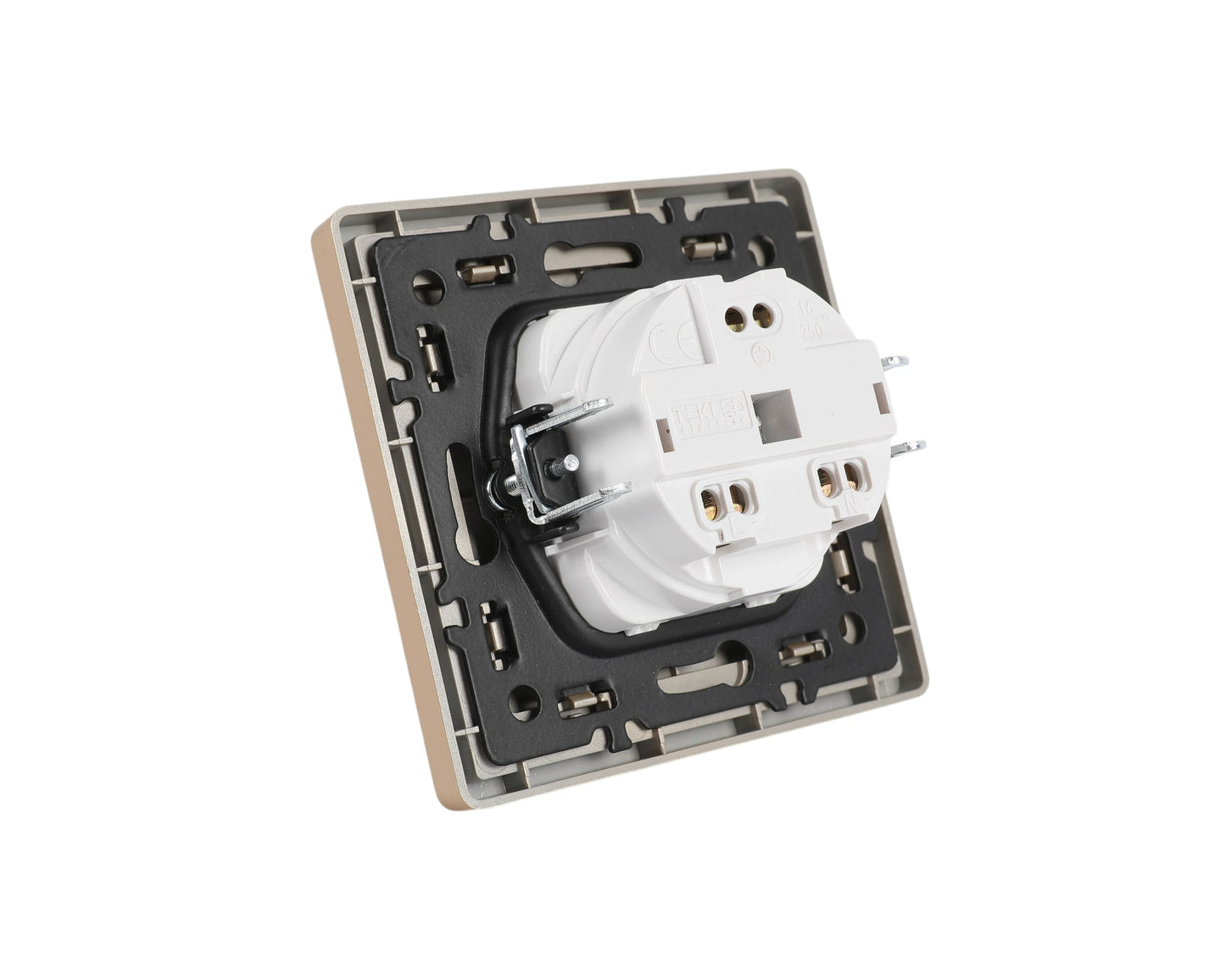 Розетка с зазем (Schuko), серия LERAMI (TEKLED ELECTRIC)