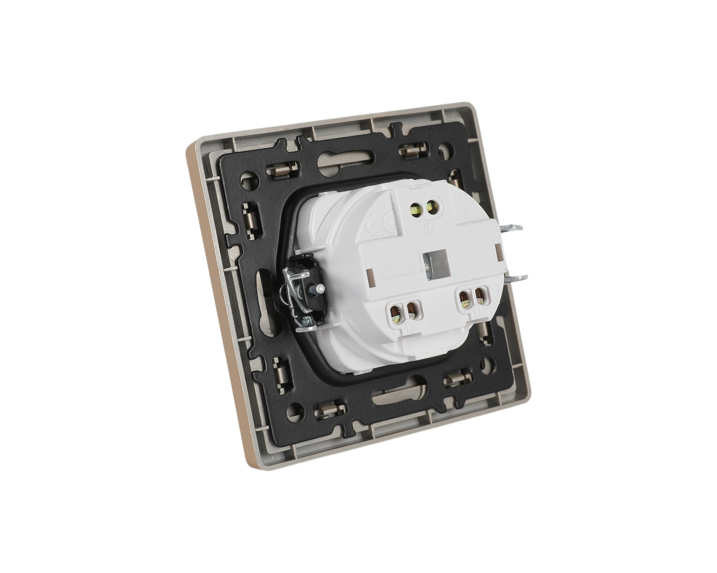 Розетка с крышкой (Schuko), серия LERAMI (TEKLED ELECTRIC)