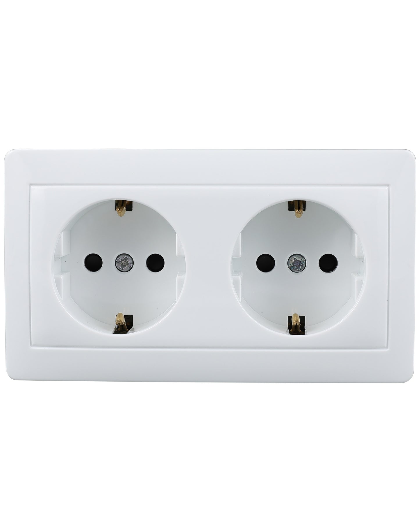 Двойная розетка с заземлением — серия KANSO