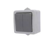 Қосқыш 2 пернелі, аш/орн, 10А сұр IP54 A