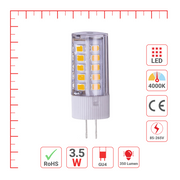 LampaKAPSUL LED G4 3.5W 350LM 4000K 85-265V