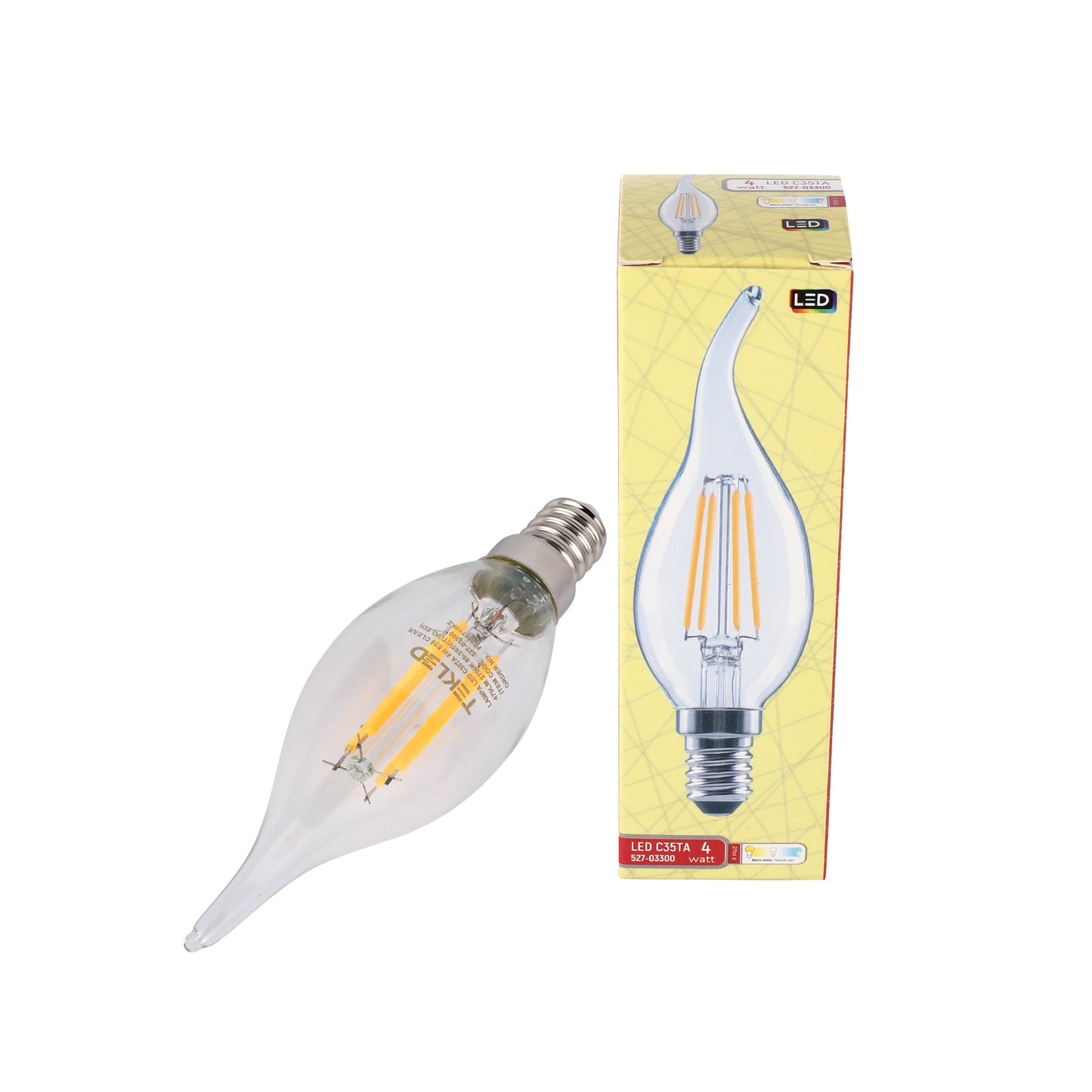 LED-Лампа C35TA "Свеча на ветру" (4W, E14)