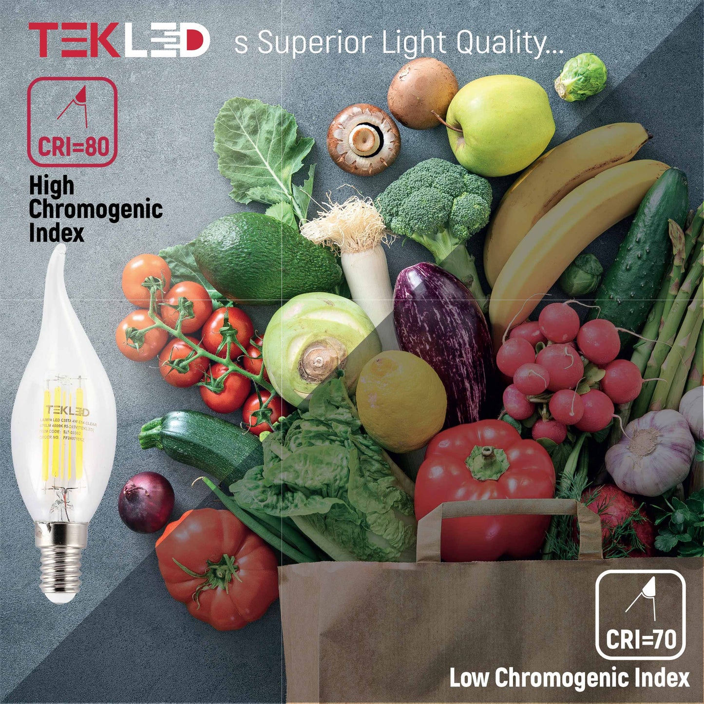 LED-Лампа C35TA "Свеча на ветру" (4W, E14)