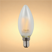 Лампа LED Filament свеча, 4Вт, E14, Матовая