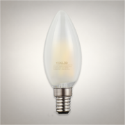 Лампа LED Filament свеча, 4Вт, E14, Матовая