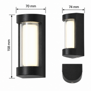 Светильник LED SF340A 7W BLACK 4000K (TEKLED)