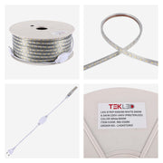 LED lenta 5050/60 220V White 6.5W/m. IP65 (TD) 50m