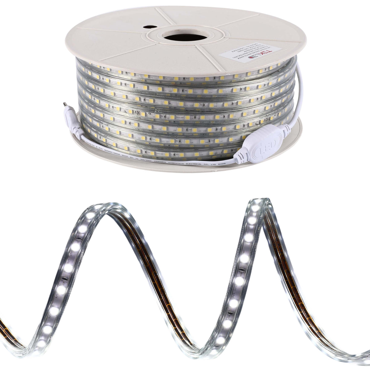 LED lenta 5050/60 220V White 6.5W/m. IP65 (TD) 50m