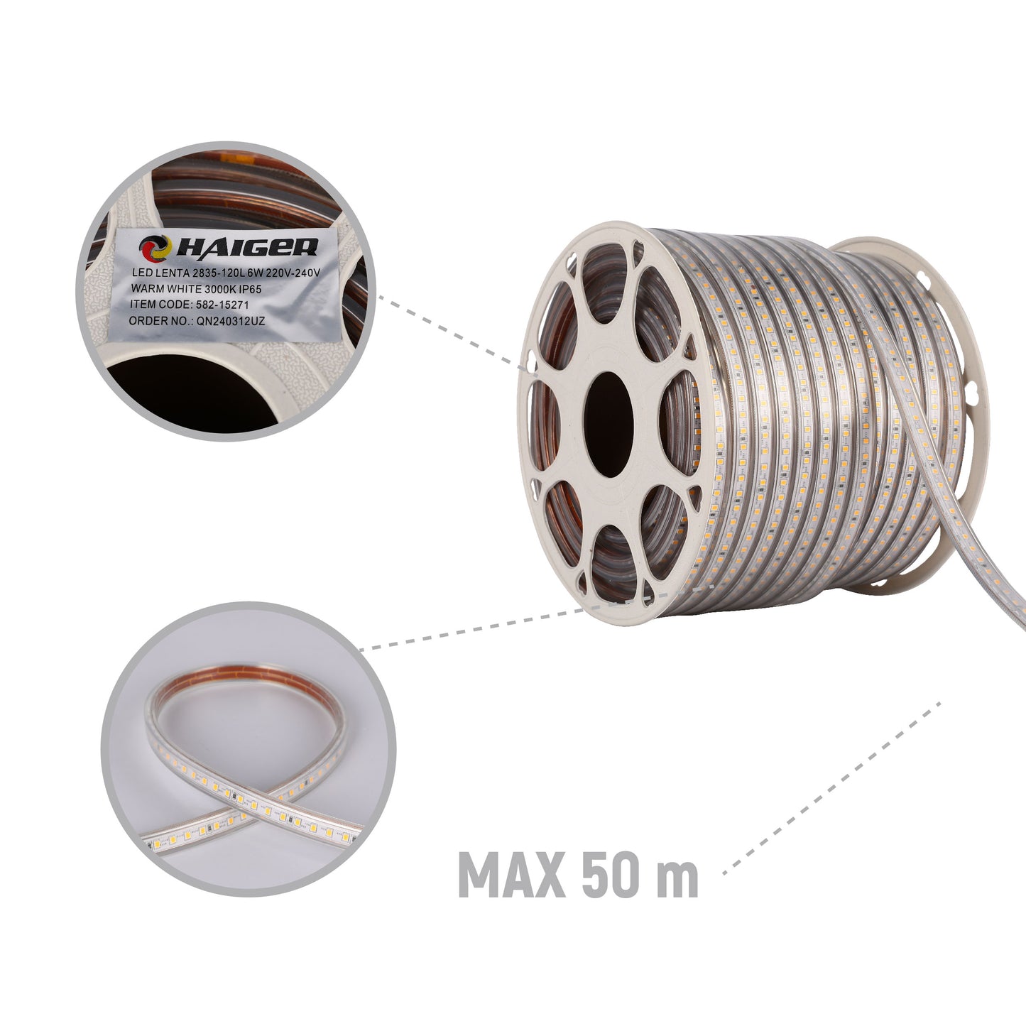 LED-Лента 2835-120L IP65