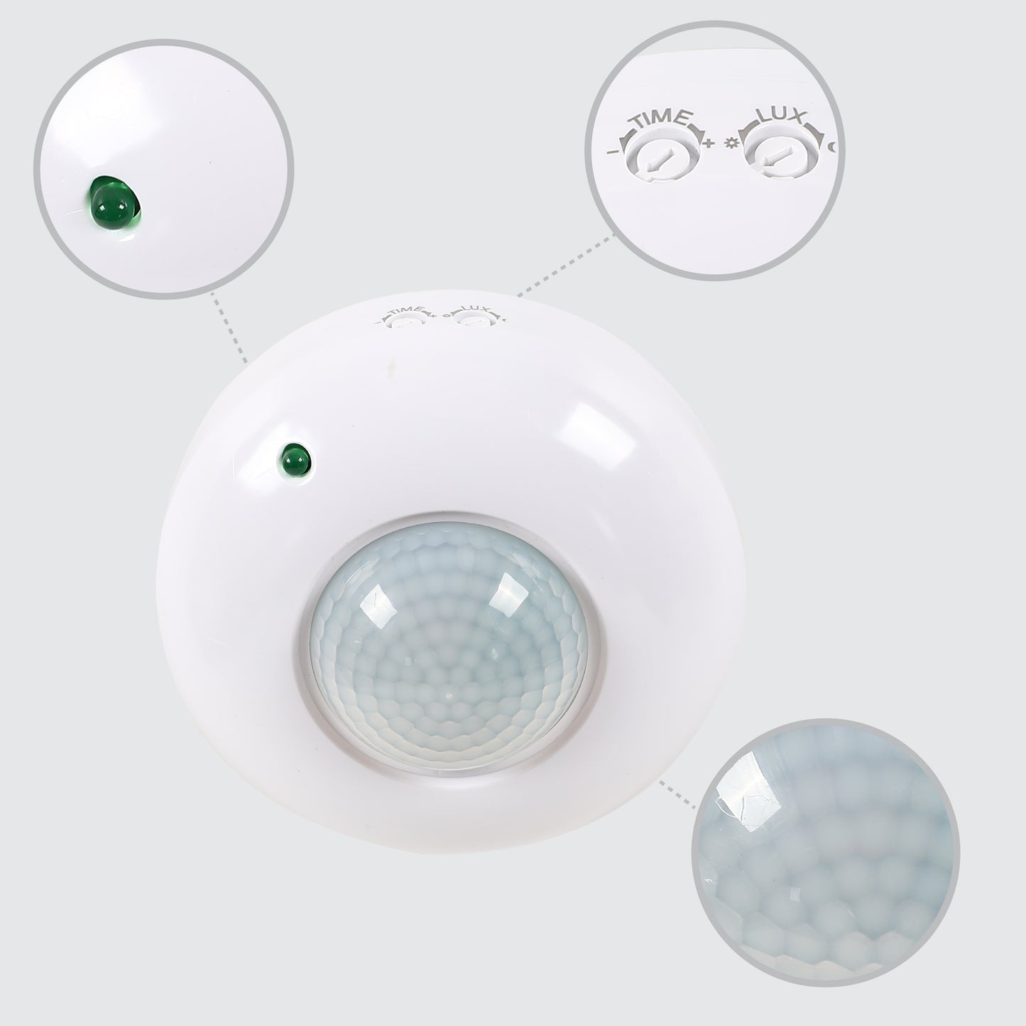 HJ01 - екпін жолағы және GU5.3 негізі бар заманауи трек шамы.