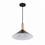 Pendant Lamp MMD24064A-1S Black+Brass 1xE27 (TEKLED)