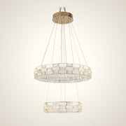 Люстра Crystal C7 3CCT Gold D600+D400мм (TEKLED)