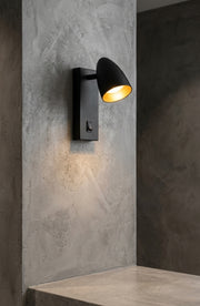 Бра M02 ALU GU10 Sand BK+GD (TEKLED)