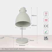 Adjustable Armature Desk Lamp 9