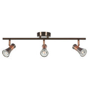 Spotlight TEKLED Antique Bronze & Copper Adjustable Track Spotlights-3 Lamp-172-03140