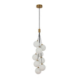 Glass Pendant Light TEKLED Balloon Cluster Pendant Light-Opal-159-18260