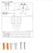 User manual for Basketweave Crystal Chandelier Wall Light | TEKLED 151-19726