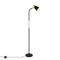 Main image of Bend Design Floor Lamp with Gold Accents - E27 130-03552