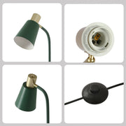 Lighting properties of Bend Design Floor Lamp with Gold Accents - E27 130-03556
