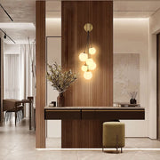 Glass Wall Light TEKLED Celestial Cascade Wall Light-Opal-151-20054